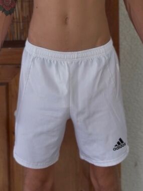 Adidas Primeblue White Athletic Shorts Boys 13-14Y 164 CM